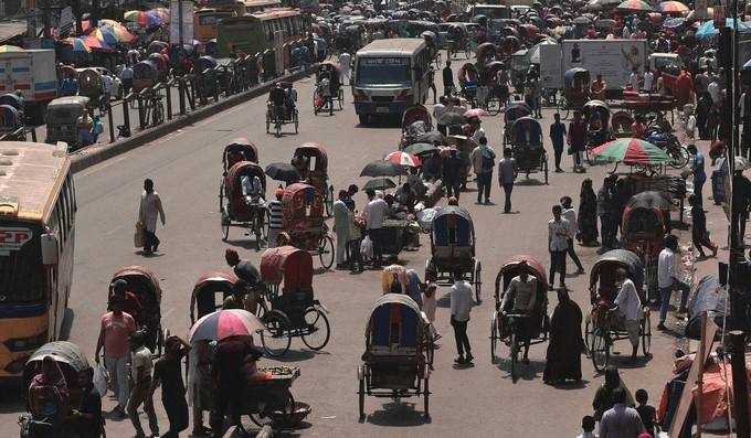 Street view of Bangladesh