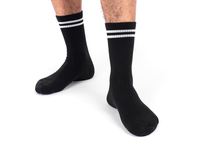 Striped Black Socks from 8000kicks