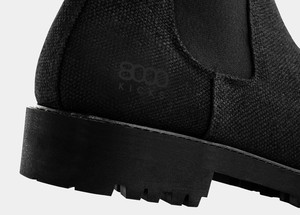 The Crossover Hemp Chelsea for Women in Full Black from 8000kicks