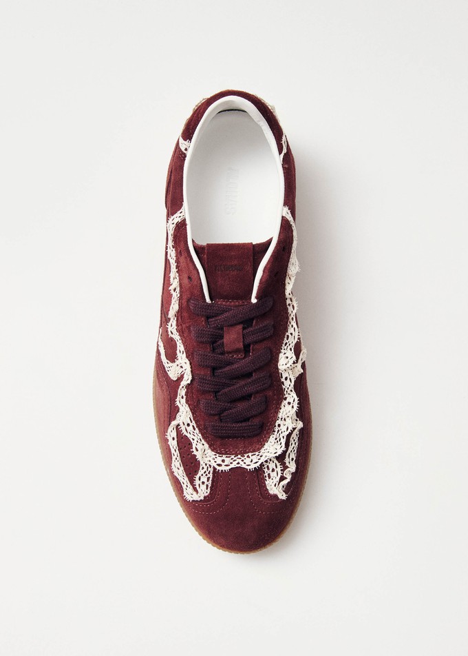 Tb.490 Crochet Burgundy Leather Sneakers from Alohas