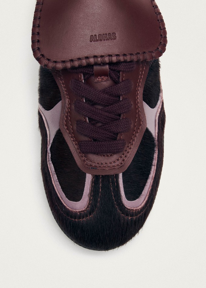 Tb.490 Club Soft Burgundy Leather Sneakers from Alohas