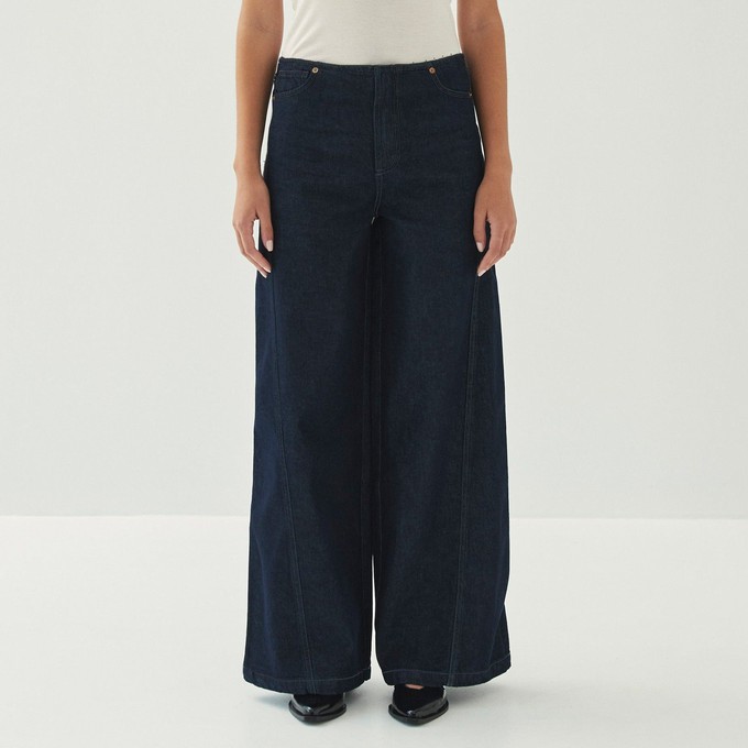 Magda Indigo Denim Trousers from Alohas