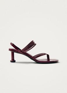 Salsa Burgundy Leather Sandals via Alohas