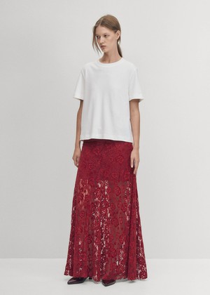 Bundi Lace Wine Skirt from Alohas