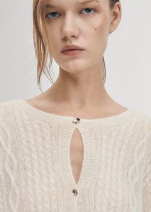 Corden Cream Cardigan from Alohas