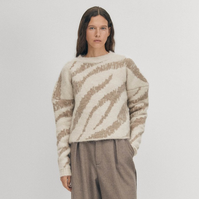 Malmo Ecru Sweater from Alohas