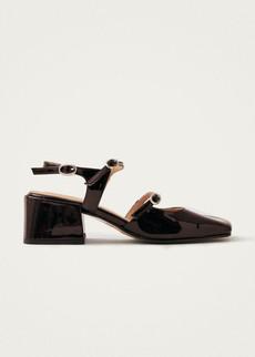 Withnee Onix Brown Leather Pumps via Alohas