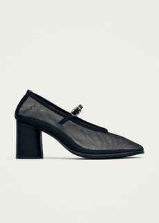 Esha Mesh Black Pumps via Alohas