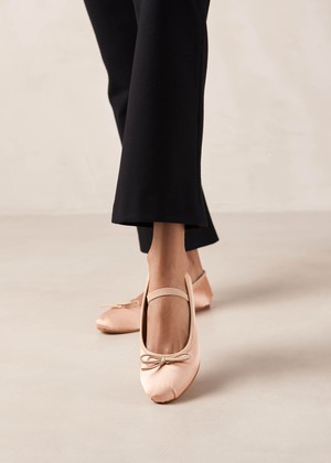 Odette Pale Pink Ballet Flats from Alohas