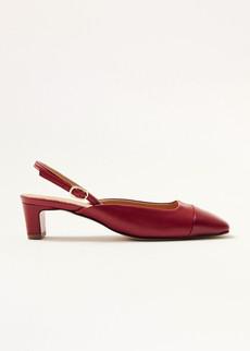 Lindy Bliss Red Leather Pumps via Alohas