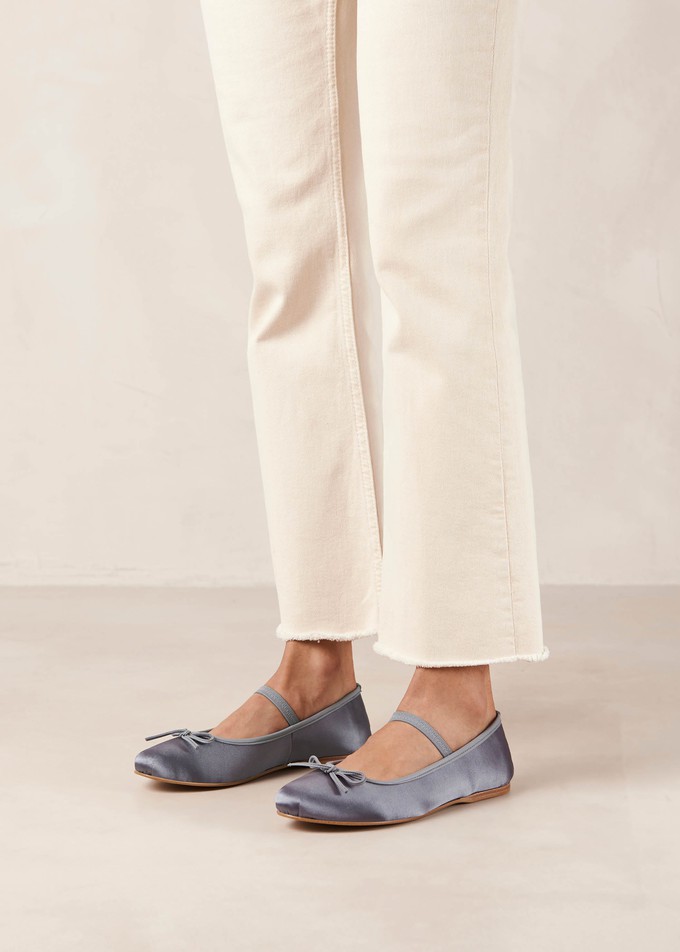 Odette Stone Grey Ballet Flats from Alohas