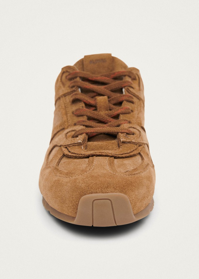 Tb.56 Suede Tan Leather Sneakers from Alohas