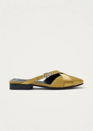 Adria Silky Gold Mules from Alohas