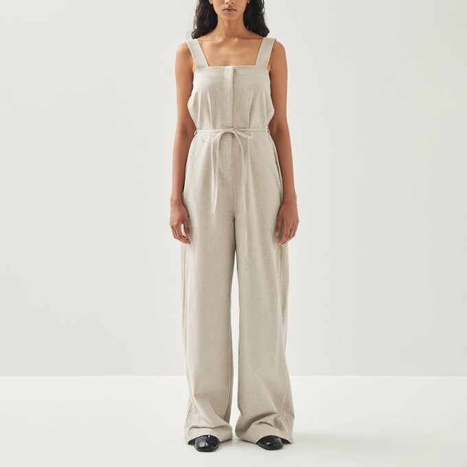 Inguer Cream Jumpsuit from Alohas