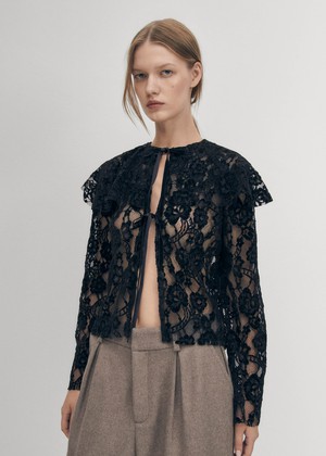 Tolpa Lace Black Blouse from Alohas