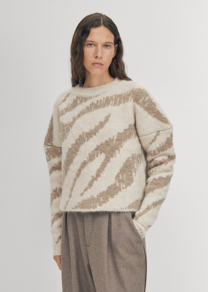 Malmo Ecru Sweater from Alohas