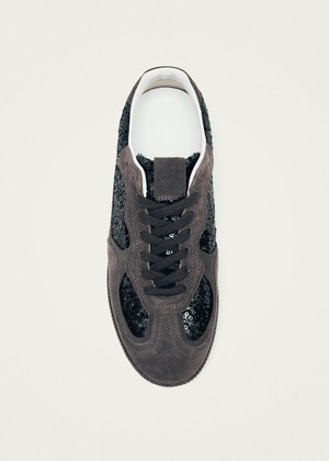 Tb.490 Glint Dark Grey Leather Sneakers from Alohas