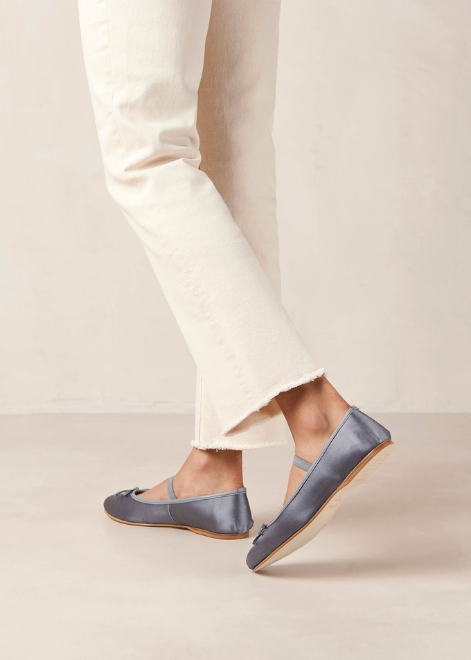 Odette Stone Grey Ballet Flats from Alohas