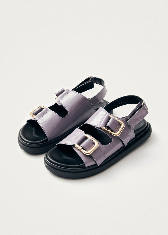 Harper Onix Malva Leather Sandals from Alohas