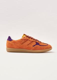 Tb.490 Rife Orange Leather Sneakers via Alohas