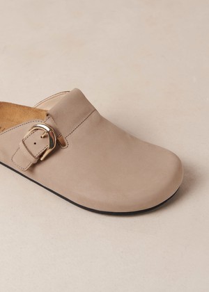 Travis Grey Leather Mules from Alohas