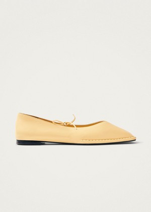 Sway Vanilla Leather Ballet Flats from Alohas