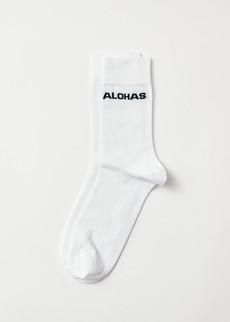 Ava White Socks via Alohas