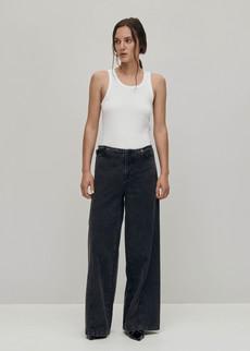 Magda Black Denim Pants via Alohas