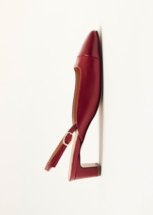 Lindy Bliss Red Leather Pumps from Alohas