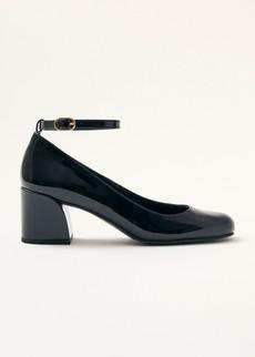 Antoine Onix Black Leather Pumps via Alohas