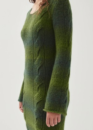 Trenza Green Dress from Alohas