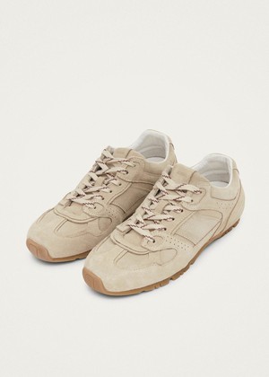 Tb.56 Suede Cream Leather Sneakers from Alohas