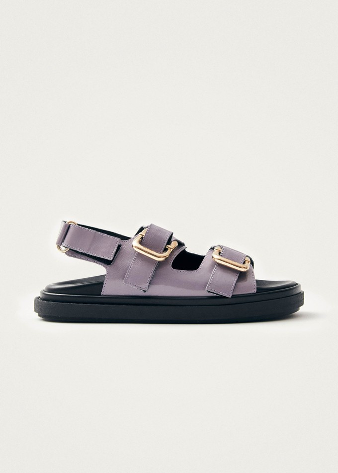 Harper Onix Malva Leather Sandals from Alohas