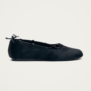 Hollis Soft Black Leather Ballet Flats from Alohas