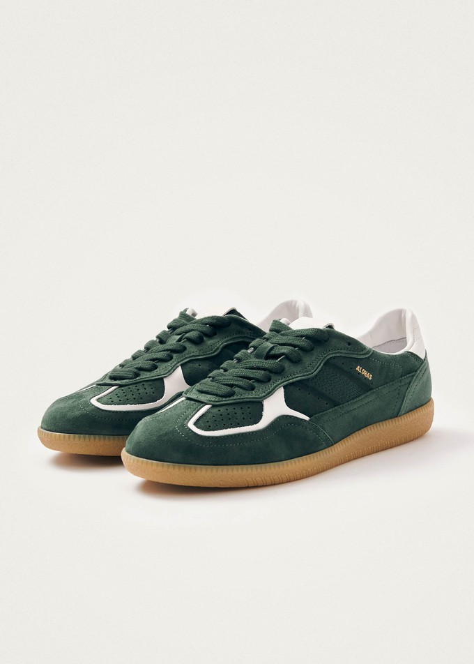 Tb.490 Rife Forest Green Leather Sneakers from Alohas