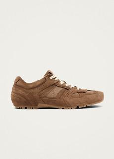 Tb.56 Suede Brown Leather Sneakers via Alohas