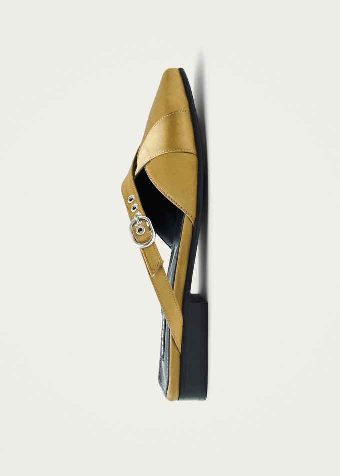 Adria Silky Gold Mules from Alohas