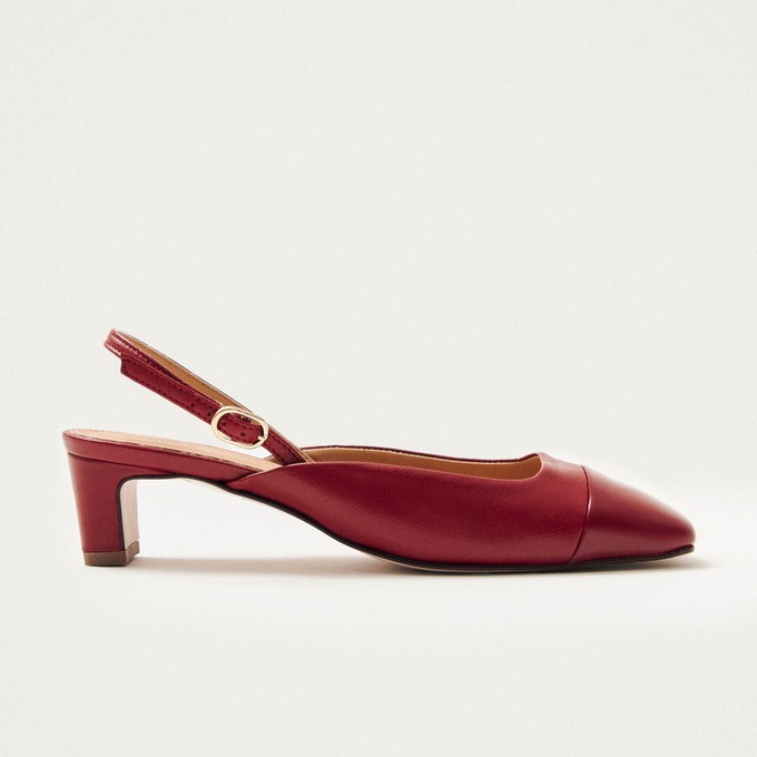 Lindy Bliss Red Leather Pumps from Alohas