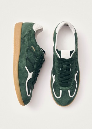 Tb.490 Rife Forest Green Leather Sneakers from Alohas