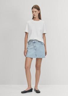 Boston Blue Denim Skirt via Alohas