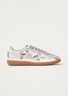 Tb.490 Rife Shimmer Silver Cream Leather Sneakers via Alohas