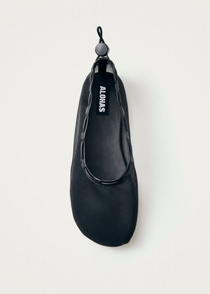 Gill Mesh Black Ballet Flats from Alohas