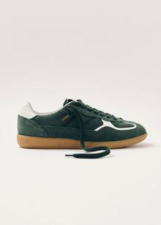 Tb.490 Rife Forest Green Leather Sneakers via Alohas
