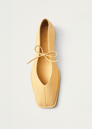 Sway Vanilla Leather Ballet Flats from Alohas