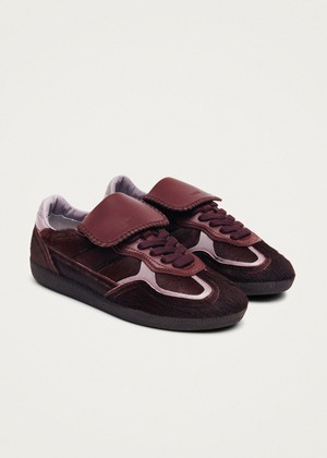 Tb.490 Club Soft Burgundy Leather Sneakers from Alohas