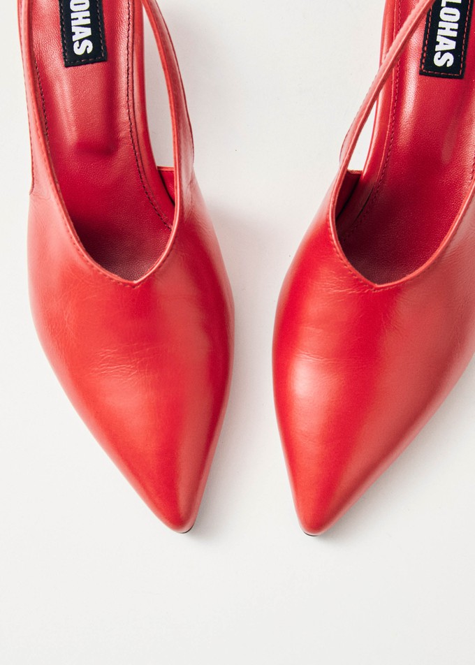 Eros Red Leather Pumps from Alohas