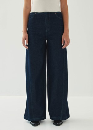 Magda Indigo Denim Trousers from Alohas