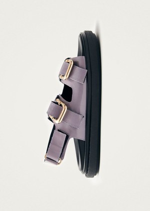 Harper Onix Malva Leather Sandals from Alohas