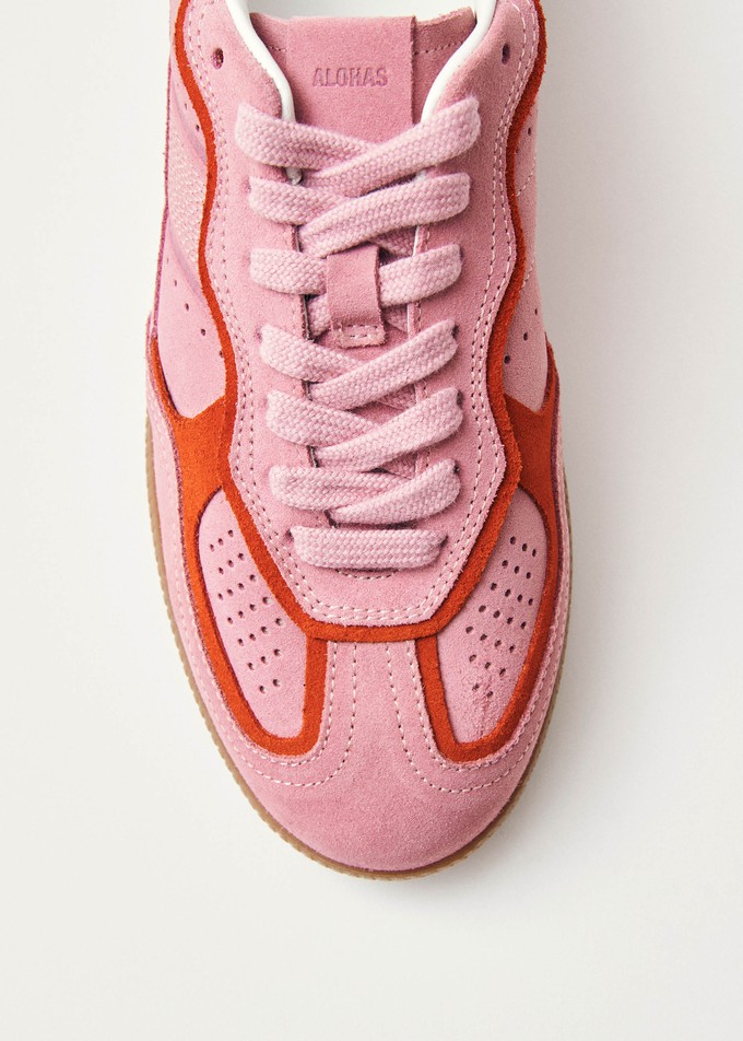 Pink and red sneakers on sale