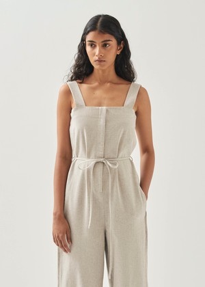 Inguer Cream Jumpsuit from Alohas